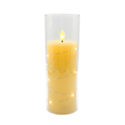 LED GLASS CUP CANDLE 5inc