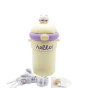 STRAW CUP WATER BOTTLE (450ML)